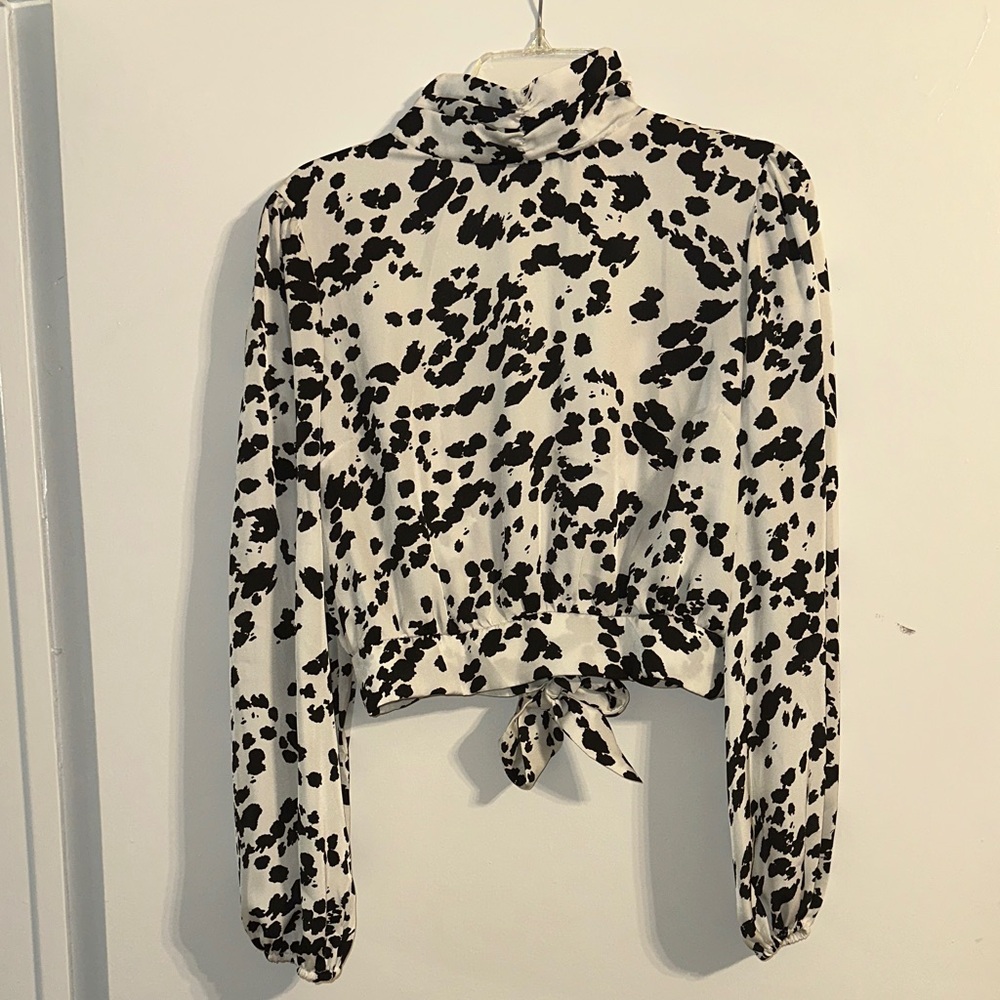 Cow Print Top